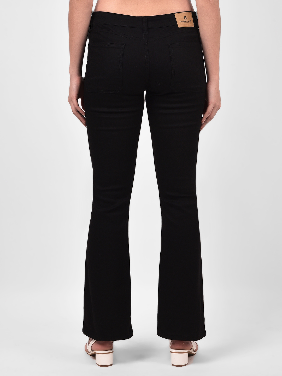 Numero Uno Women Solid Black Jeans